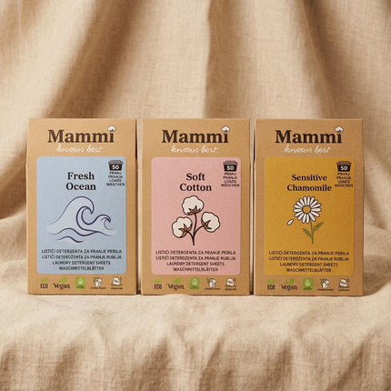 3 pack Mix lističi za pranje perila