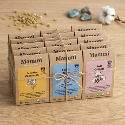 12 pack Mix lističi za pranje perila